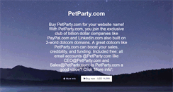 Desktop Screenshot of petparty.com